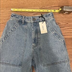 p&co 304 service fatigue pants denim jeans UK 6 waist 23